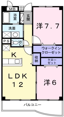アヴァンティの間取り