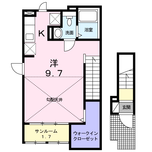 アシェイド・フジの間取り