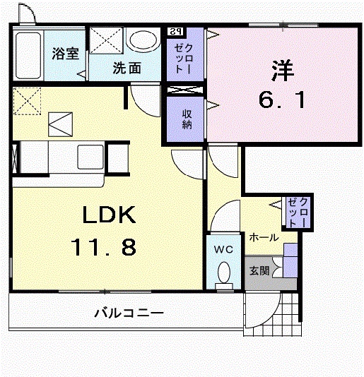 ラ ソレイユの間取り
