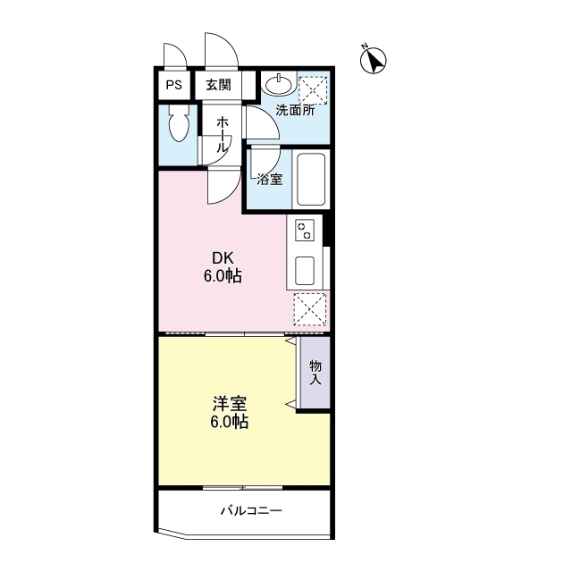 プレミール松庵の間取り