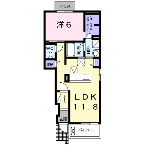 新井参番館の間取り