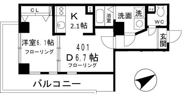 TOKIビルの間取り