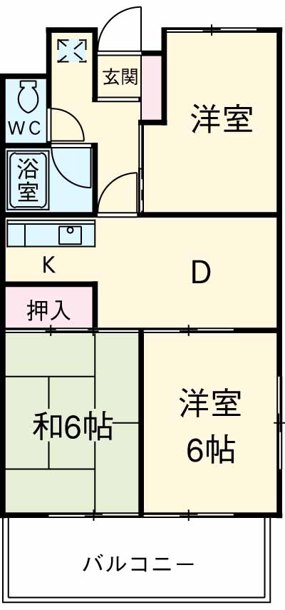 海老沢第1ビルの間取り