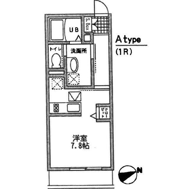 SHIMOKITA APARTMENTの間取り