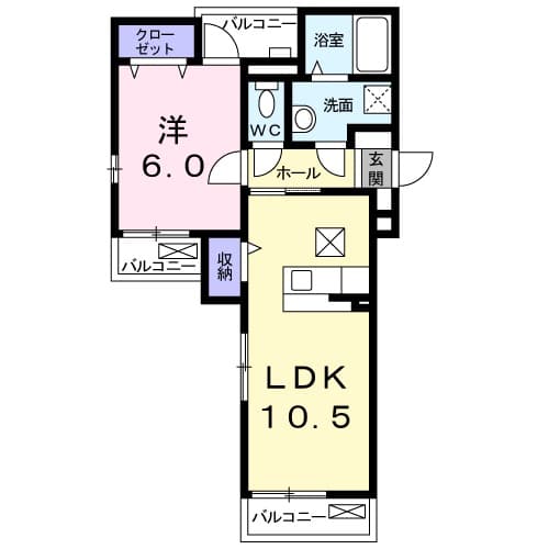 エアリーズの間取り