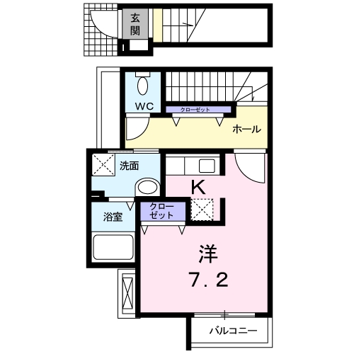 エリーゼ フジの間取り