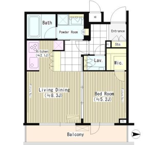 ラグゼガーデン松原の間取り