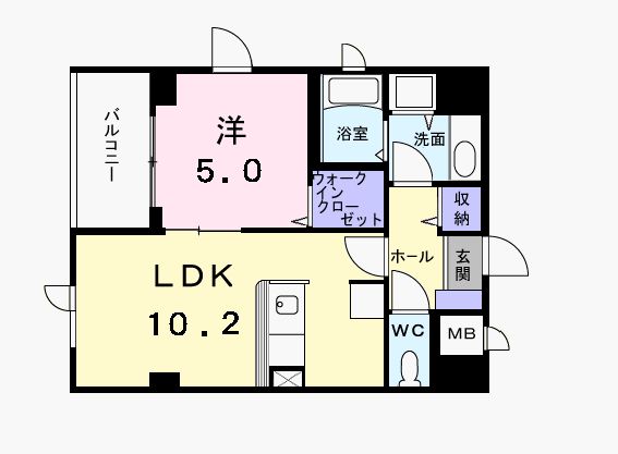 ボガータの間取り