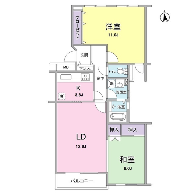 ロサーナ奥沢の間取り
