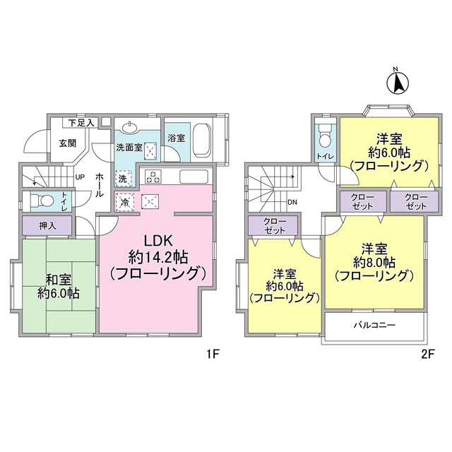 久地１丁目貸家の間取り