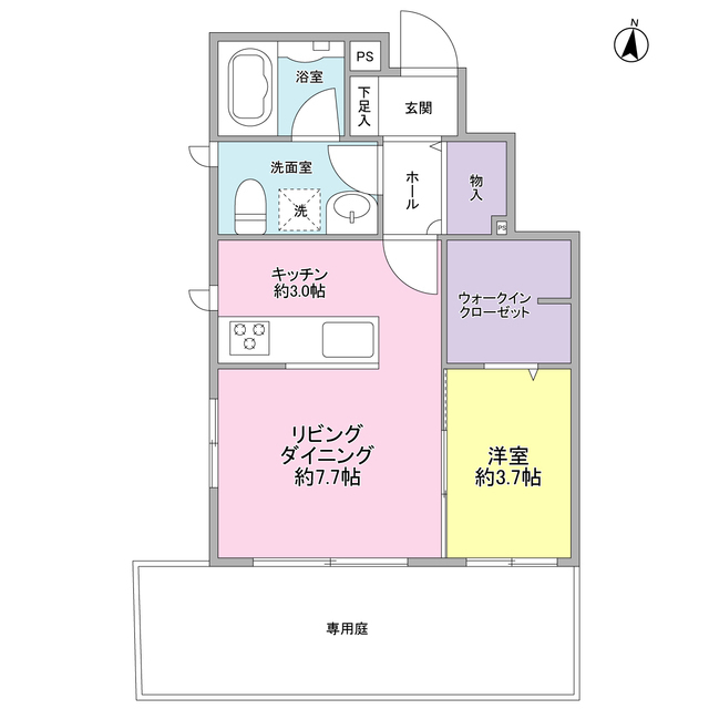 ツェルマットの間取り