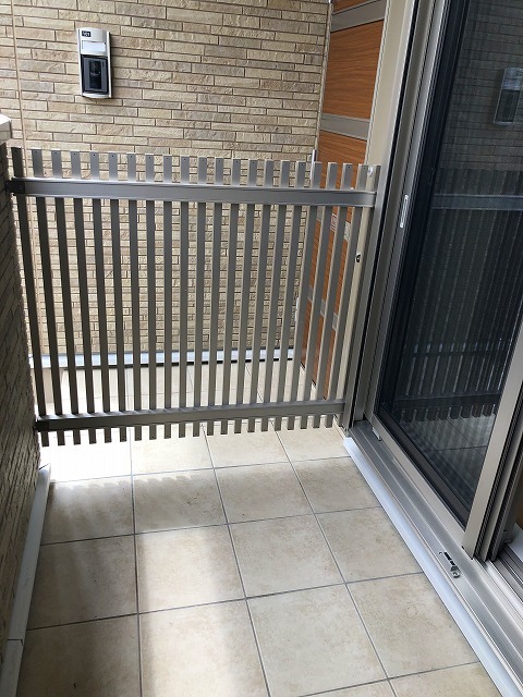 12/22 バルコニー