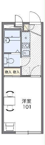 レオパレスＯＨＹＡＴＯ　Ⅰ・112号室の間取り