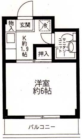 鎌伊ハイツの間取り