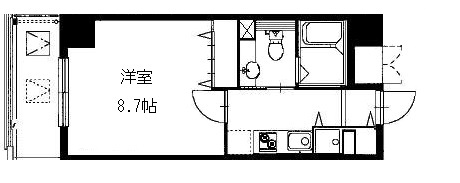 成城セントラルレジデンス・504号室の間取り