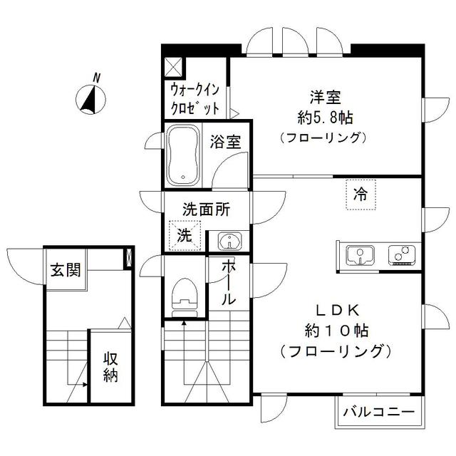 カーサ ブリランテの間取り