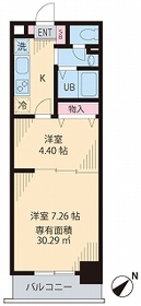 ＲＩＶＥＲ　ＣＩＴＹ西荻窪・203号室の間取り