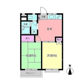 モンシャトー小金井東 B棟の間取り