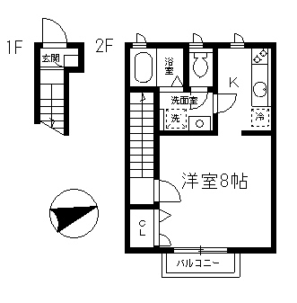 ペアパレス三軒茶屋の間取り