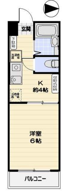 ベルジェ世田谷区役所前の間取り