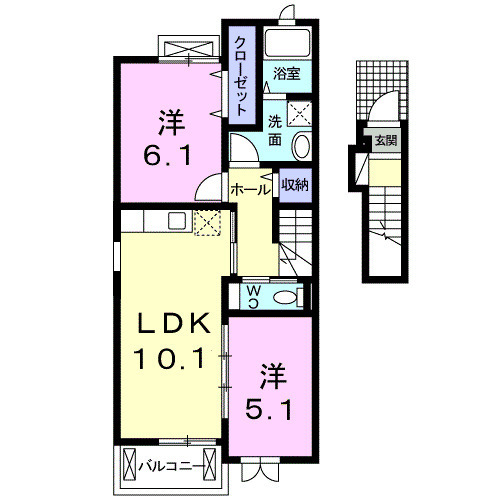 ボルベールの間取り