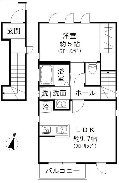 M・Higashigaokaの間取り