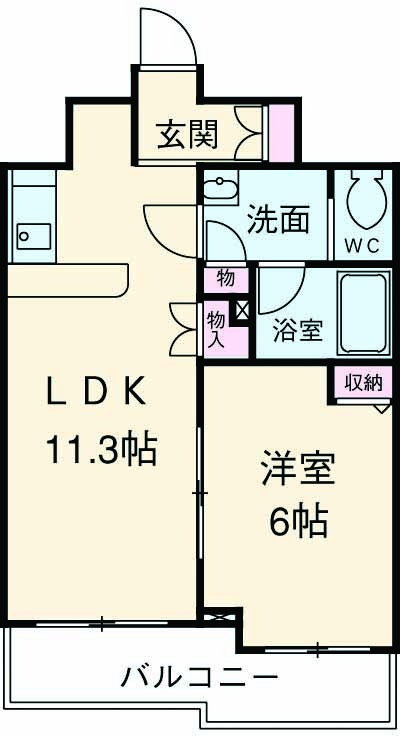 シャンドール目黒の間取り