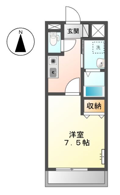 ベルガモットの間取り