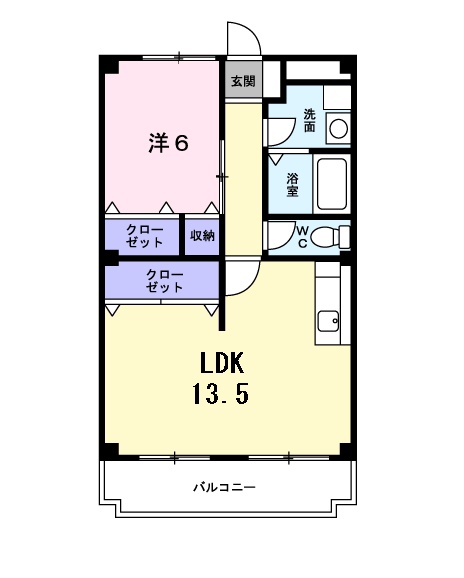 グリーンパレス柏野の間取り