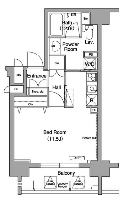 コンフォリア下北沢の間取り