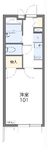 レオパレスディンの間取り