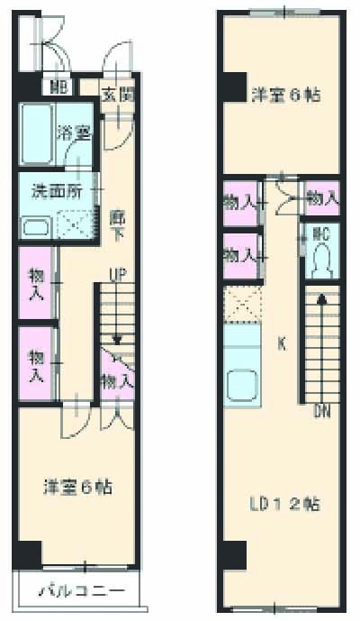 ウィペット・スクエアの間取り