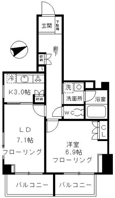 ファインクレスト上目黒の間取り