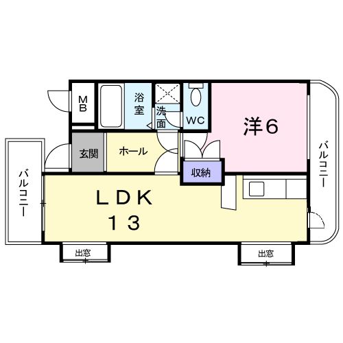 アーバンヒルズ鷺沼Ⅳの間取り