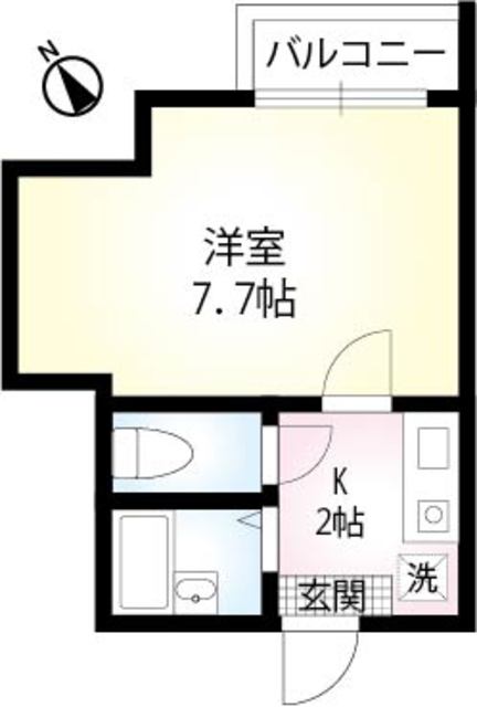 ウィズプレイス高津の間取り