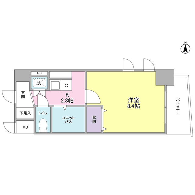 クラッセ溝の口の間取り