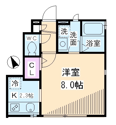 ローレンス奥沢の間取り