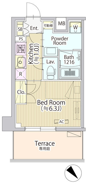 セリジェ池尻大橋の間取り