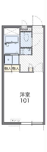レオパレスレイフェアリー・202号室の間取り