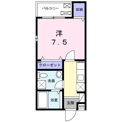 ファミーユ ニシキの間取り