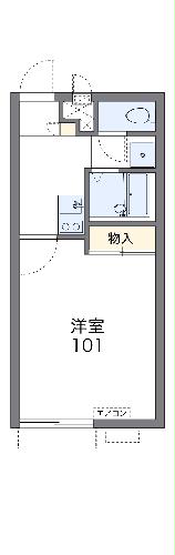 レオパレス野川の間取り