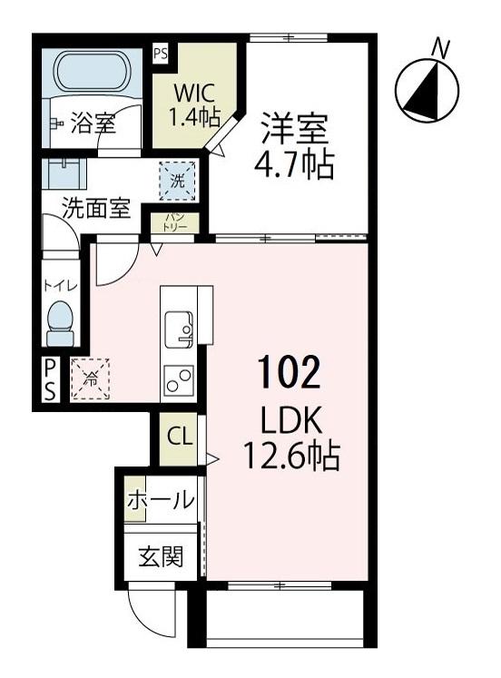 オリーアルカジックの間取り