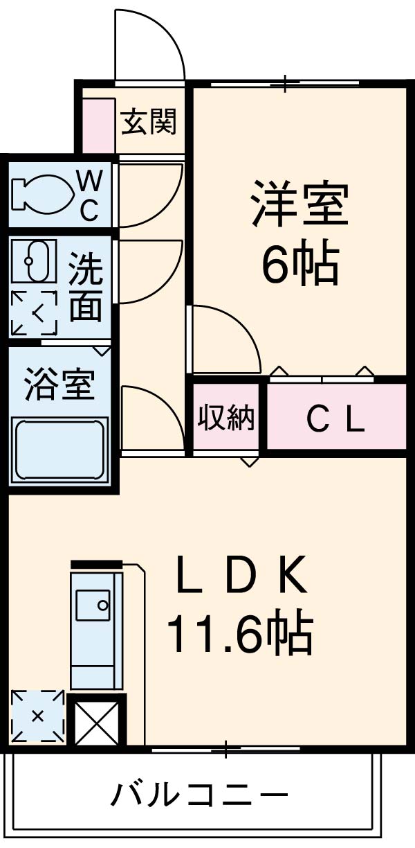 Pia K-Ⅲの間取り