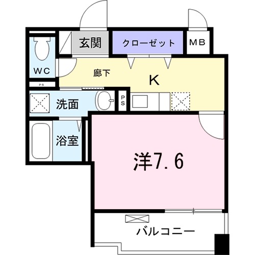 クレシア横浜山手の間取り