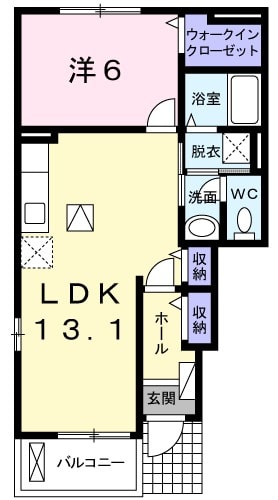 クラシオンの間取り