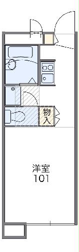 レオパレスグランドゥールの間取り
