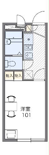 レオパレスハピネスの間取り