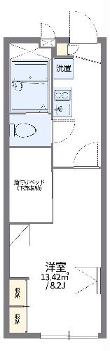 レオパレスマルベリーランチＤ・103号室の間取り