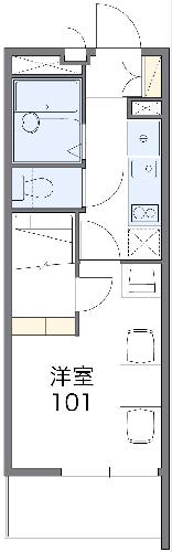 レオパレスベンリー寺島の間取り