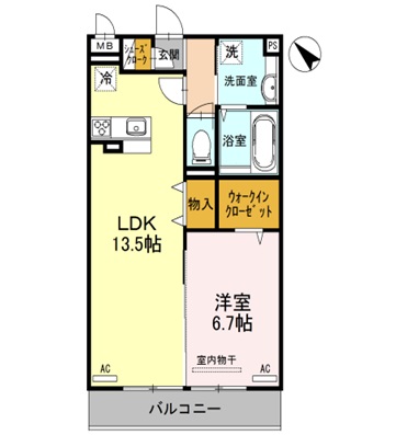 グレイス東大宮の間取り